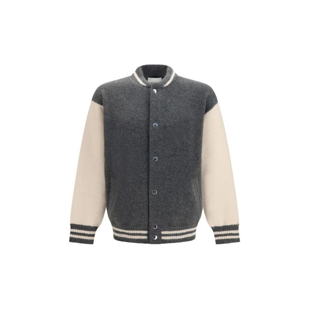 Laneus Men Cashmere And Silk Bomber